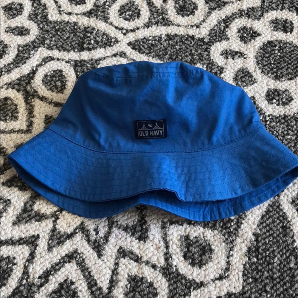 Blue sun hat